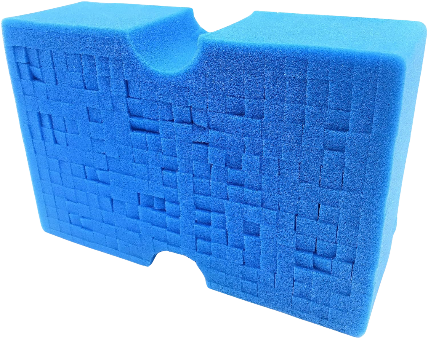 Blue Grid Car Wash Sponge