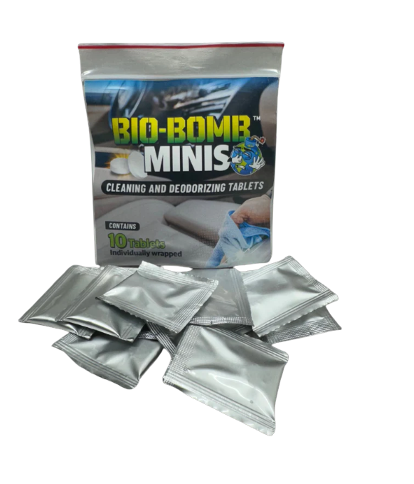 Bio-Bomb Minis: Dissolvable Cleaning & Deodorizing Tablets