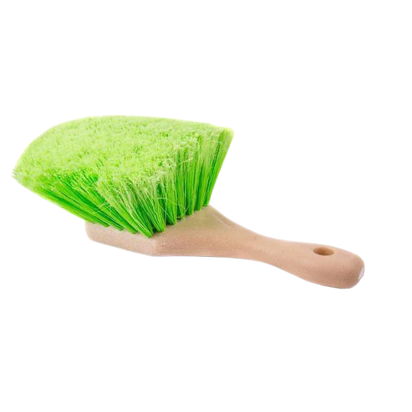 8" Green Soft Flagged Tip Wash Brush