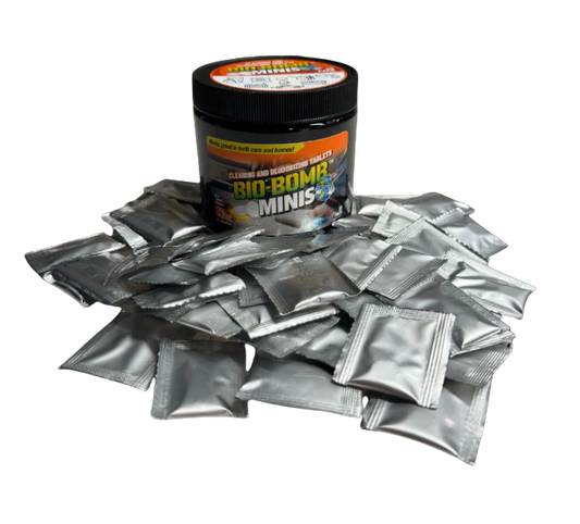 Bio-Bomb Minis: Dissolvable Cleaning & Deodorizing Tablets