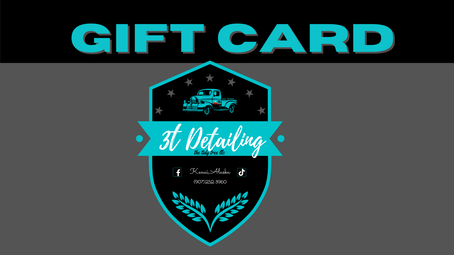 3T Detailing Gift Card